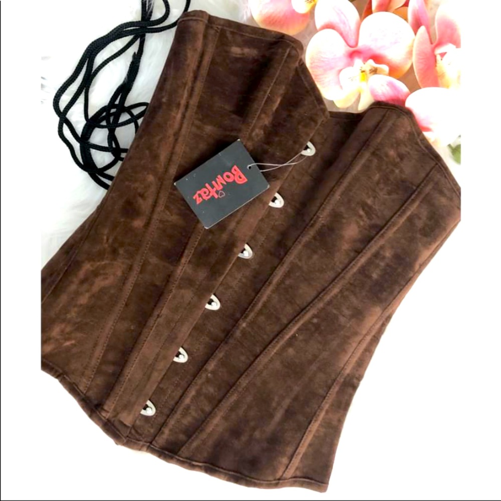 Suede Corset